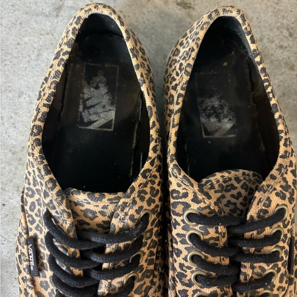 Vans Leopard Authentic Shoes Size M5.5 / W7 Leopard Print Excellent Condition - Picture 9 of 13